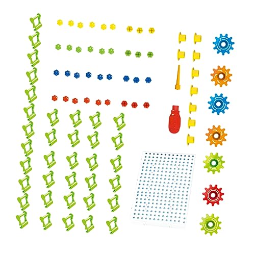 Kisangel DIY Kettenrad Kreatives Puzzle zur Montage und Demontage für Bunte Farben Fördert Fantasie und Motorik für Kleine von Kisangel