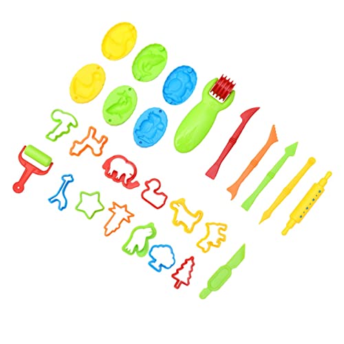 Kisangel DIY Knetset mit Bunter Modelliermasse Formwerkzeug Set für Kreatives Umweltfreundliche Plastilin Werkzeuge Verschiedene Formen für Jungen und Mädchen Zufällige Zufällige Farbe Kisangel DIY Knetset mit Bunter Modelliermasse Formwerkzeug Set für Kreatives Umweltfreundliche Plastilin Werkzeuge Verschiedene Formen für Jungen und Mädchen Zufällige Zufällige Farbe von Kisangel