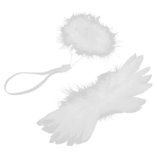 Kisangel DIY Mini Engelsflügel Weiß für Puppen Kostüm Dekorative Flügel Bastelbedarf Sicher Kreativitätsfördernd Zubehör Kisangel DIY Mini Engelsflügel Weiß für Puppen Kostüm Dekorative Flügel Bastelbedarf Sicher Kreativitätsfördernd Zubehör von Kisangel