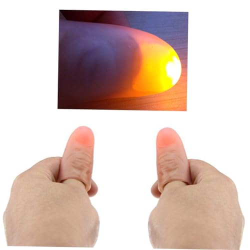 Kisangel Daumen Licht Finger Lampe Daumenspitze Fingerlichter Zufällige Farbe von Kisangel