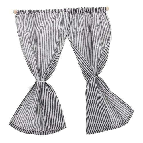 Kisangel Dekorative Fensterbehänge für Kleine Häuser Stilvolles Mini Vorhangzubehör für Puppenhausdekoration Kisangel Dekorative Fensterbehänge für Kleine Häuser Stilvolles Mini Vorhangzubehör für Puppenhausdekoration von Kisangel