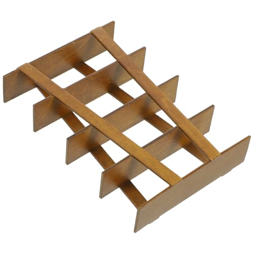 Kisangel Dekoratives Miniaturhaus Adorable Mini Storage Rack Maßstab für Puppenhaus und Schlafzimmergestaltung Perfektes Zubehör für DIY Projekte Kisangel Dekoratives Miniaturhaus Adorable Mini Storage Rack Maßstab für Puppenhaus und Schlafzimmergestaltung Perfektes Zubehör für DIY Projekte von Kisangel
