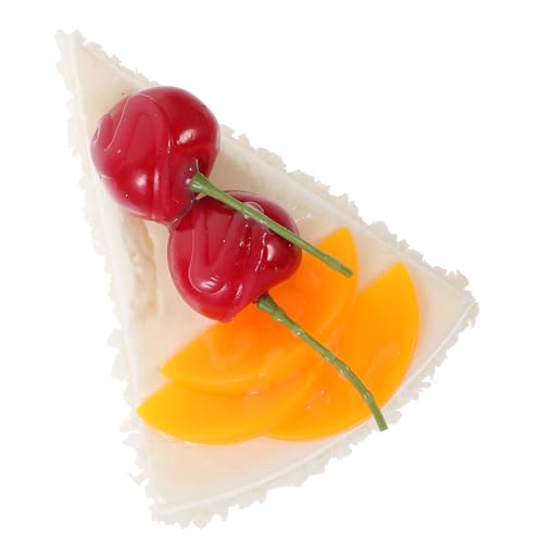 Kisangel Dessertkuchenmodell Faux-Dessert Dekoratives Kuchenmodell Gefälschter Dekorativer Kuchen Künstliche Kuchen Filigrane Tortenmodelle Simulation Obstkuchen Faux Desserts PVC von Kisangel