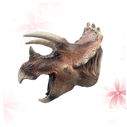 Kisangel Dinosaurier Handpuppe Triceratops Für Lustiges Rollenspiel Aus Sicherem Material Für Partys Und Kreative Spiele von Kisangel