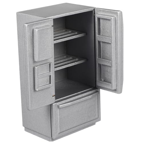 Kisangel Dollhouse Kühlschrank für Kreative Spielsz Szenen aus Hochwertigem Holz Gefertigt Langlebig und Sicher Kisangel Dollhouse Kühlschrank für Kreative Spielsz Szenen aus Hochwertigem Holz Gefertigt Langlebig und Sicher von Kisangel