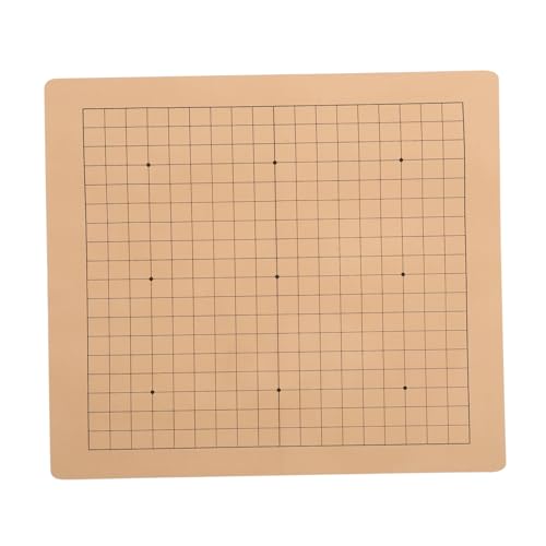 Kisangel Doppelseitiges PU Schachbrett Faltbar Tragbar Klassisches Design Für Schach Und Weiqi Spiele Für Zuhause Oder Unterwegs Langlebig Und Praktisch von Kisangel