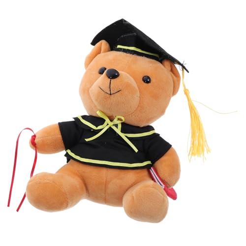 Kisangel Dr Bär Puppe Abschlussbär Puppe Doktorbär Stofftier Abschlussautogramm Stofftier Abschlusstier Plüsch Doktorbär Abschluss Kleiner Abschlussbär Pp Baumwolle von Kisangel