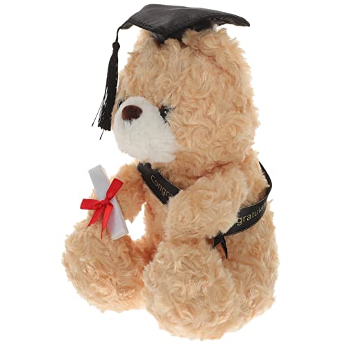 Kisangel Dr. Bärenpuppe für kinderspielzeug Kid Toys plushbit Stuffed Soft Toys Spielzeugbär Graduierung ausgestopfter bär plüsch Abschlussplüschbärengeschenke PP Baumwolle von Kisangel