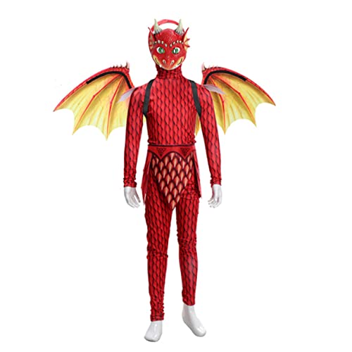 Kisangel Drachenflügel Cosplay Flügel Kostüm Leicht Kreativ für Halloween Karneval Party Requisiten Jungen Mädchen Festliche Verkleidung von Kisangel