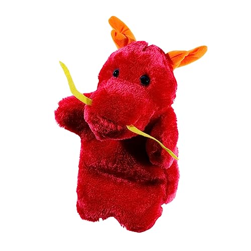 Kisangel Drachenplüschpuppe Rollenspiel -Accessoires Babyzubehör Geschichte Marionetten Handpuppe Geschichte erzählende Marionette rot Kisangel Drachenplüschpuppe Rollenspiel -Accessoires Babyzubehör Geschichte Marionetten Handpuppe Geschichte erzählende Marionette rot von Kisangel