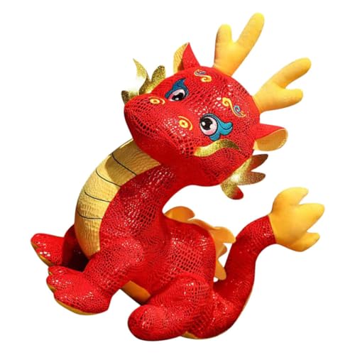 Kisangel Drachenplüschspielzeug Chinesisches Neujahrs Maskottchen Niedliche Drachenpuppe Für Festliche Und Tragbar Perfektes Für Jung Und Alt von Kisangel