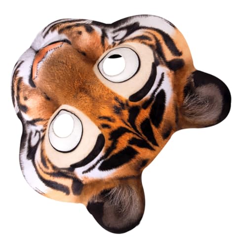 Kisangel EVA Tiger Maske für Karneval und Halloween Leichte Verstellbare Tiermaske für Kostüm und Cosplay Partys für Erwachsene bei Fasching Maskerade und Festveranstaltungen von Kisangel