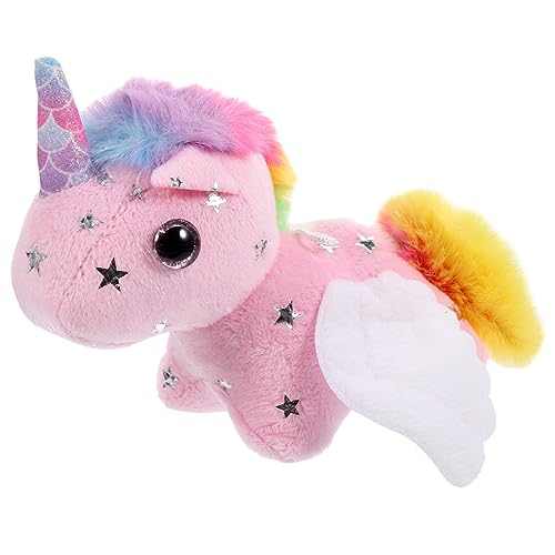 Kisangel Einhorn-Puppe tierisches Einhornschlüsselkettenanhänger Schwanzwedelndes Einhorn Stofftierspielzeug Nettes falscher Cartoon Stofftiere Plüsch Rosa Kisangel Einhorn-Puppe tierisches Einhornschlüsselkettenanhänger Schwanzwedelndes Einhorn Stofftierspielzeug Nettes falscher Cartoon Stofftiere Plüsch Rosa von Kisangel