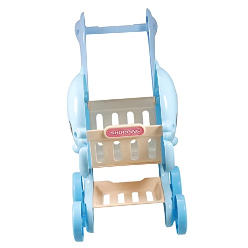 Kisangel Einkaufswagenspielzeug Für Cartoon Spielzeugwagen Sicher Und Langlebig Für Rollenspiele Und Szenensimulation Farbenfrohes Design Für Altersgruppen von Kisangel