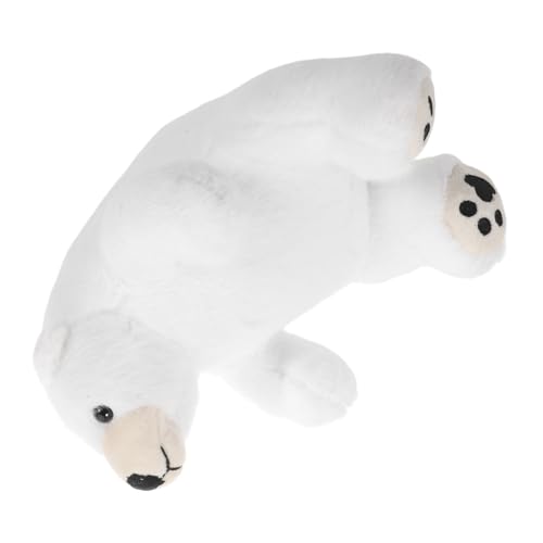Kisangel Eisbärpuppe Stofftier Eisbär Bär Plüschtier Gefüllter Eisbär Plüsch Puppe Dekor Sitzender Figuren Weiß Kisangel Eisbärpuppe Stofftier Eisbär Bär Plüschtier Gefüllter Eisbär Plüsch Puppe Dekor Sitzender Figuren Weiß von Kisangel