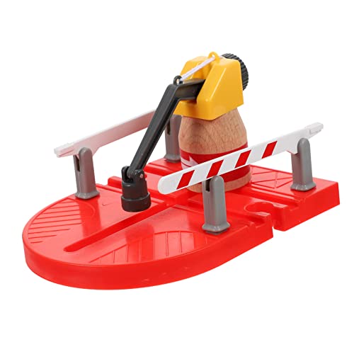 Kisangel Eisenbahnkran Für DIY Kranmodell Aus Hochwertigem Material Für Spielzimmer Und Garten Perfektes Für Kleine Bauarbeiter Sicher Und Langlebig von Kisangel