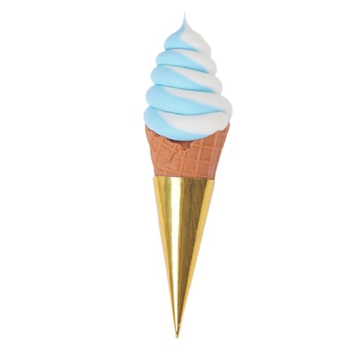 Kisangel Eismodell Eisspielzeug Eiskegel Mini Zapfen Eiscreme Klein Dekorationen Eistüte Dessert-Display, Gefälschtes Dessert-Display-Modelle Gefälschte Eiswaffel Blue PVC Kisangel Eismodell Eisspielzeug Eiskegel Mini Zapfen Eiscreme Klein Dekorationen Eistüte Dessert-Display, Gefälschtes Dessert-Display-Modelle Gefälschte Eiswaffel Blue PVC von Kisangel