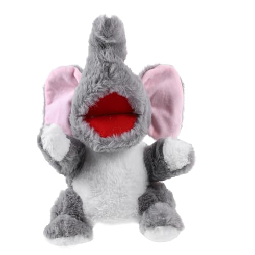 Kisangel Elefant -handpuppe Cartoon-tierspielzeug Cartoon-Tiere-Marionette Kinderpuppen Realistische Tierpuppen Handpuppen Für Interaktive Puppenspielpuppen Elefant Handpuppe Plüsch von Kisangel