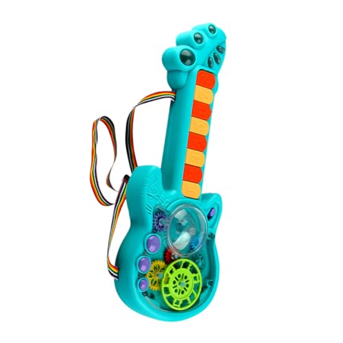 Kisangel Elektrisches Gitarrenspielzeug für Buntes Musikspielzeug mit Licht und Soundeffekten Pädagogisches Musikinstrument für Kleinkinder Fördert Kreativität und Zufällige Farbe Kisangel Elektrisches Gitarrenspielzeug für Buntes Musikspielzeug mit Licht und Soundeffekten Pädagogisches Musikinstrument für Kleinkinder Fördert Kreativität und Zufällige Farbe von Kisangel