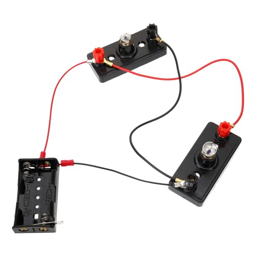 Kisangel Elektronik Schaltkreis Experimentierkasten für Grundschule DIY Bausatz mit Glühbirnen Schalter und Leitungen Einfaches Wissenschaftsset für Ab Jahren von Kisangel