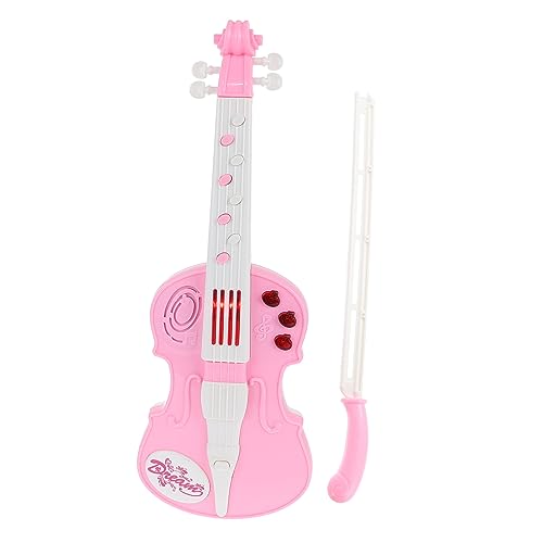 Kisangel Elektronische Violine Musikspielzeug Kleinkind Musikinstrumente Musikinstrumente Kunststoff Violine Instrument Musik Rosa Abs Kunststoff von Kisangel