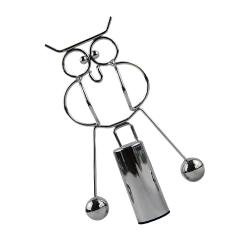 Kisangel Eulen Balance Kugel Tischdekoration Drehbar Kreative Schreibtisch Ornament Geschenkidee für Büro Studium und Feierlichkeiten von Kisangel