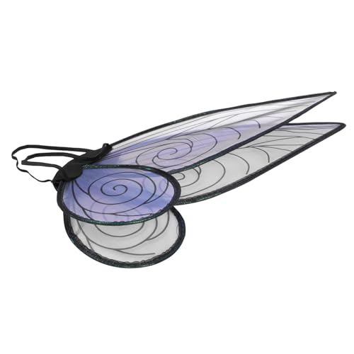 Kisangel Faltbare Schneeflockenflügel für Fee Kostümflügel Leichtes und Sicheres Flügel Accessoire für Karneval Halloween oder Mottopartys für Jungen von Kisangel