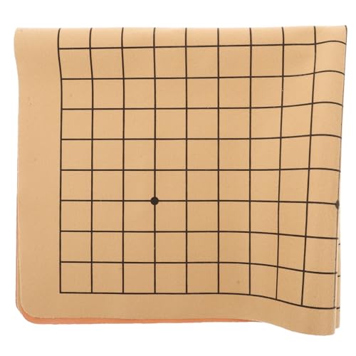 Kisangel Faltbares Doppelseitiges Schachbrett aus Veloursstoff Tragbares Chinesisches Xiangqi und Go spielbrett Kleines Roll up Schachmatten Schüler und Erwachsene Vielseitiges von Kisangel