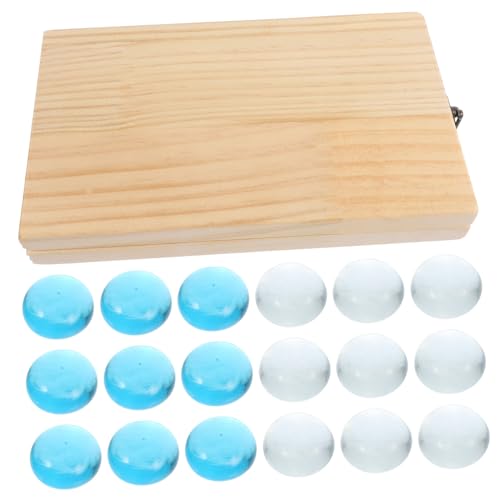 Kisangel Faltbares Gemstones Mancala Spiel aus Holz Familienfreundliches Brettspiel Gedächtnis und Denkvermögen Robustes Lernspielzeug für Erwachsene Zufällige Farbe Zufällige Farbe von Kisangel