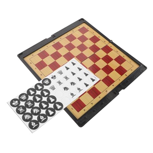 Kisangel Faltbares Reiseschachspiel Magnetisch Tragbares Schachbrett mit Weichen Magnetfiguren Platzsparendes Klappschach für Erwachsene und Partyspiel für Unterwegs von Kisangel