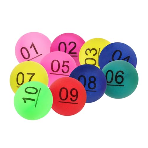 Kisangel Farbe Zahlenball -Ball-Maschine Bingokugeln Mit Käfig Gewinnspielkugeln Bingo-Zahlen Tombola-kugelnummern Pp von Kisangel