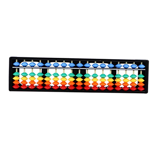 Kisangel Farbiger Kunststoff Abacus Lernspielzeug für Mathematik Tragbares Rechenhilfe für Schüler für Grundschule und Arithmetikübungen von Kisangel