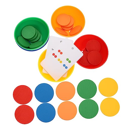 Kisangel Farbsortier Schüssel Spielset für Vorschulkinder Montessori Lernspielzeug mit Bunten Sortierbechern Fördert Hand Auge Koordination Feinmotorik und Farberkennung Pädagogisches von Kisangel
