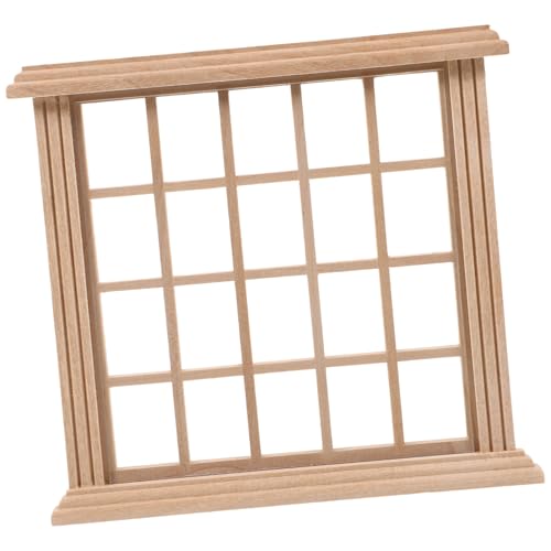 Kisangel Fensterrahmen Für Puppenhäuser Maßstab Teiliges Für DIY Dekoration Und Miniaturprojekte von Kisangel