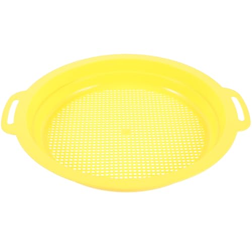 Kisangel Filter und Siebset für Goldsuche mit Aufbewahrungstasche Goldsucher Sieb Robustes Leichtes Panning und Sifting Pan für Präzises Effizientes Goldwaschen und Mineralienfilterung von Kisangel