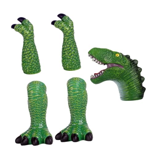 Kisangel Fingerpuppen Dinosaurier Set aus Flexiblem Vinyl Teiliges Handspielzeug für Storytelling Rollenspiel Leicht Tragbar Lehrreich und Unterhaltsam Geeignet für Kleinkinder von Kisangel