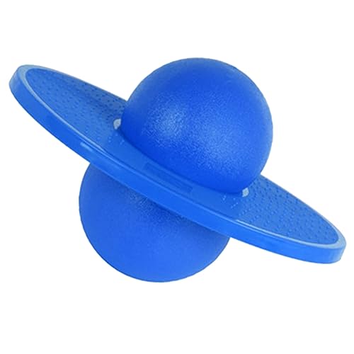 Kisangel Flummi Gymnastikball prallen Fitness-Balance-Koordination Springball Gleichgewichtsball Kind Hüpfendes Ballspiel Frühlingsfestbevorzugung Jonglierbälle Blau von Kisangel