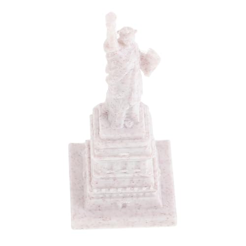 Kisangel Freiheitsstatue Modell Tischdekoration Miniatur Freiheitsmodell Winziges Souvenir DIY Reise Wahrzeichen Figur Miniatur Zeug Harz von Kisangel
