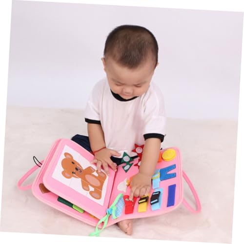 Kisangel Fröhliches Lernspielzeug Busy Board für Kleinkinder Ab Jahren Pädagogisches Ankleidebrett mit Motorikfördernden Aktivitäten Kindgerechtes Zubehör für Jungen und Mädchen Kisangel Fröhliches Lernspielzeug Busy Board für Kleinkinder Ab Jahren Pädagogisches Ankleidebrett mit Motorikfördernden Aktivitäten Kindgerechtes Zubehör für Jungen und Mädchen von Kisangel