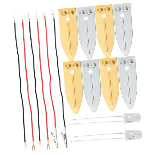 Kisangel Fruchtbatterie Experimentierset DIY Wissenschaftskasten für Strom Experimente mit Kupfer Zinkelektroden Pädagogisches Science Kit für Zuhause und Schule Fördert Eltern Junge von Kisangel