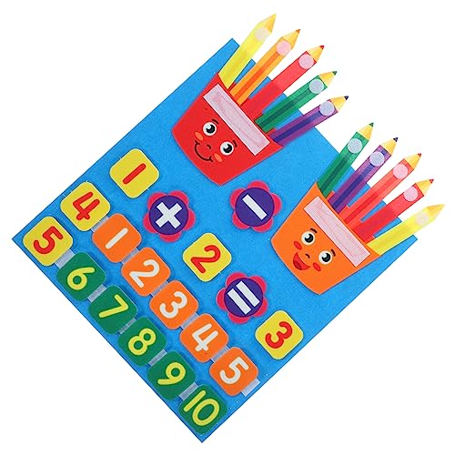 Kisangel Frühes Lernspielzeug für Mathematik Brettspiel mit Kreatives Montessori zur Addition und Subtraktion Pädagogisches für Kleinkinder und Vorschulkinder von Kisangel