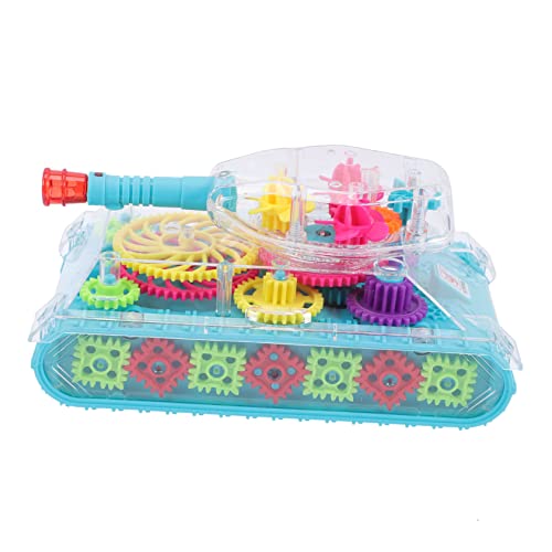 Kisangel Fun Gear Tankspielzeug Lernspielzeug Mit Bunten Lichtern Und Musik Für Fördert Hand Augen Koordination Und Kreativität Für Interaktives Und Bildung von Kisangel