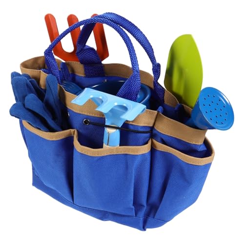 Kisangel Gartenspielzeug Ergonomische Gartenwerkzeuge aus Sicherem Glatte Oberfläche Geeignet für Outdoor Strand Sandkasten Bunte Werkzeuge für Jungen und Mädchen von Kisangel