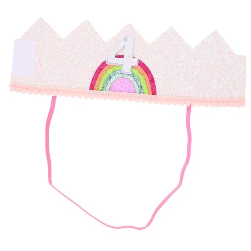 Kisangel Geburtstagskrone Haarband Regenbogen Kopfschmuck Komfortabel Verstellbar für Geburtstagsfeier Party Foto Requisiten Kreative Kinderaccessoire Kisangel Geburtstagskrone Haarband Regenbogen Kopfschmuck Komfortabel Verstellbar für Geburtstagsfeier Party Foto Requisiten Kreative Kinderaccessoire von Kisangel