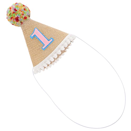 Kisangel Geburtstagsparty-Hut eins handgefertigt Stirnbänder süß Geburtstagsfeier Hut Chef Stirnband zum ersten Geburtstag Geburtstagsmütze für Kleinkinder Leinen- Rosa Kisangel Geburtstagsparty-Hut eins handgefertigt Stirnbänder süß Geburtstagsfeier Hut Chef Stirnband zum ersten Geburtstag Geburtstagsmütze für Kleinkinder Leinen- Rosa von Kisangel