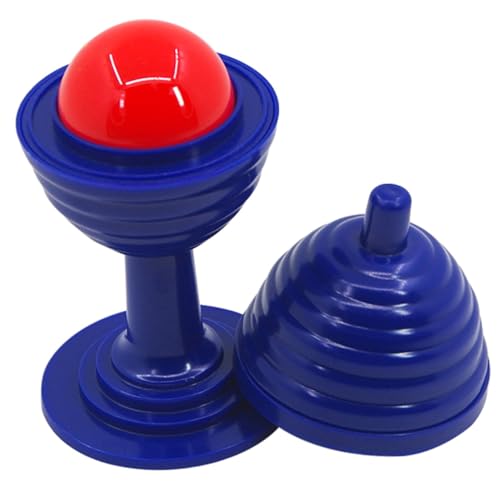 Kisangel Gimmick-Cup-Requisiten Streichspielzeug Tassen u Zauberer-Trickbecher Bühnenpokal-Requisiten Becher und Bälle zarte Tasse für Trick Kinderspielzeug Plastik Blue Kisangel Gimmick-Cup-Requisiten Streichspielzeug Tassen u Zauberer-Trickbecher Bühnenpokal-Requisiten Becher und Bälle zarte Tasse für Trick Kinderspielzeug Plastik Blue von Kisangel