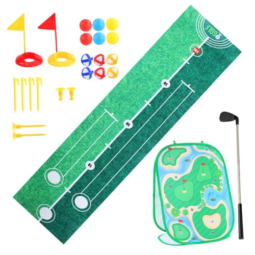 Kisangel Golfspielset Golfspiel Matte Tragbares Golf Übungsset für Drinnen und Draußen Fördert Geschicklichkeit und Eltern Junge Mädchen Spiele Geeignet für Jungen und Mädchen Kisangel Golfspielset Golfspiel Matte Tragbares Golf Übungsset für Drinnen und Draußen Fördert Geschicklichkeit und Eltern Junge Mädchen Spiele Geeignet für Jungen und Mädchen von Kisangel