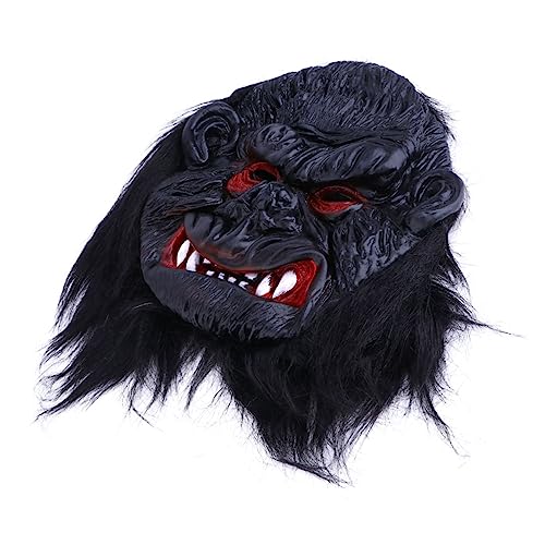 Kisangel Gorilla Maske für Halloween Realistische Horror Gesichtsmaskerade Beängstigende Cosplay Requisite Komfortables für Partys und Rollenspiele von Kisangel