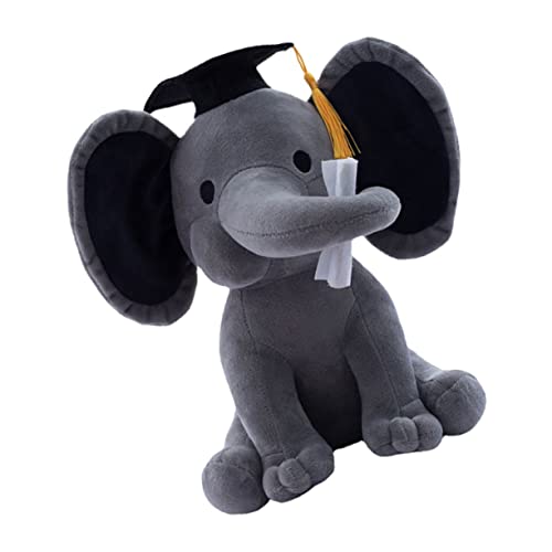 Kisangel Graduations Plüschelefant Kuscheltier mit Doktorhut Weiche Stoffpuppe als Kreatives für Absolventen Gefüllt für Wohnzimmer Büro Geburtstag und Kisangel Graduations Plüschelefant Kuscheltier mit Doktorhut Weiche Stoffpuppe als Kreatives für Absolventen Gefüllt für Wohnzimmer Büro Geburtstag und von Kisangel