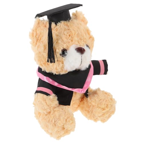 Kisangel Graduierung Plüsch Bärenpuppe kinderzimmerdeko Room Decoration Spielzeugbär Graduation Bear Funny hat spielzeuge Plüschbär zarter ausgestopfter Bär PP Baumwolle von Kisangel